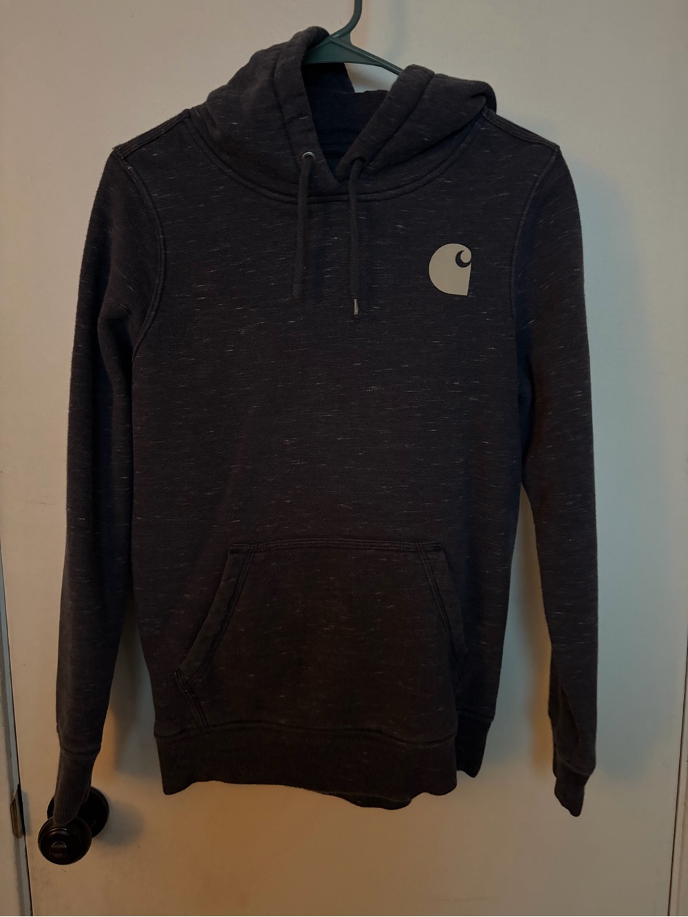 Carhartt women’s / men’s navy blue Hooded Sweatshirt